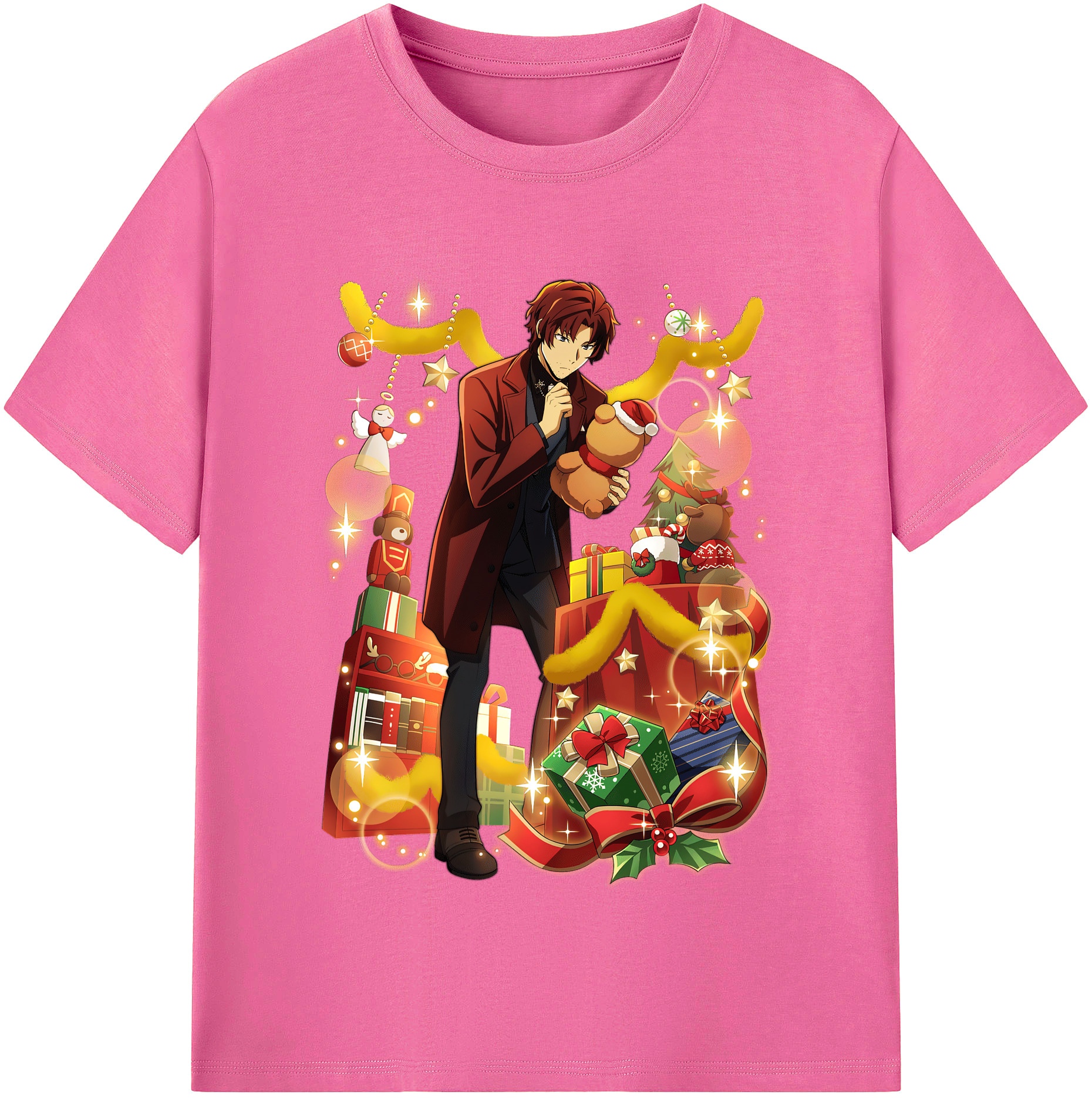 （画像用） 文豪ストレイドッグス Bungo Stray Dogs レディースカジュアルプリントTシャツ（綿100％）